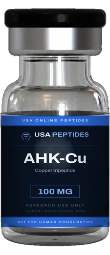 USA Online Peptides AHK-Cu research peptide vial