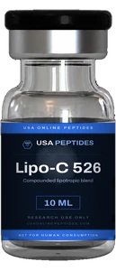USA Online Peptides Lipo-C 526 research peptide vial