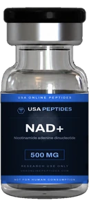 USA Online Peptides NAD+ research peptide vial