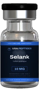 USA Online Peptides Selank research peptide vial