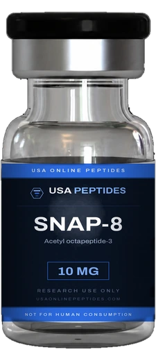 USA Online Peptides SNAP-8 research peptide vial