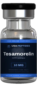 USA Online Peptides Tesamorelin research peptide vial