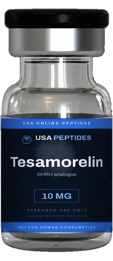 USA Online Peptides Tesamorelin research peptide vial