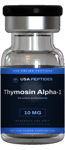 USA Online Peptides Thymosin Alpha-1 research peptide vial