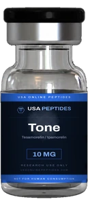 USA Online Peptides Tone research peptide vial