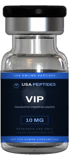 USA Online Peptides VIP research peptide vial